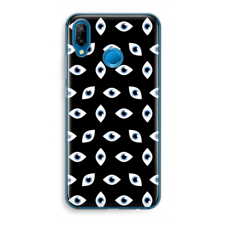 Eyes pattern: Huawei P20 Lite Transparant Hoesje