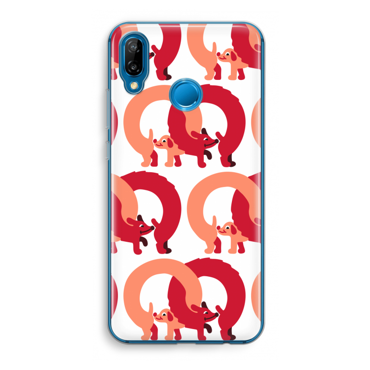 Dogs: Huawei P20 Lite Transparant Hoesje