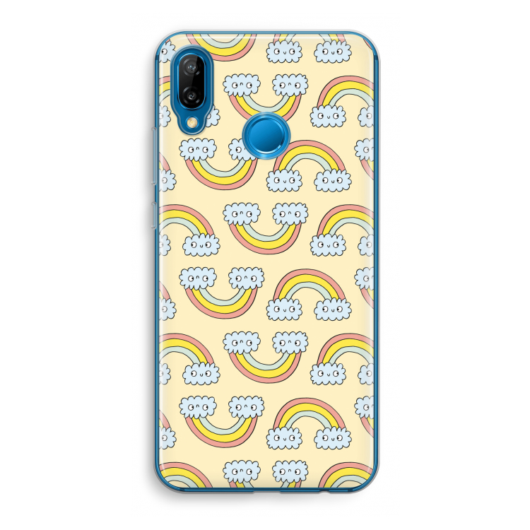 Regenboog: Huawei P20 Lite Transparant Hoesje