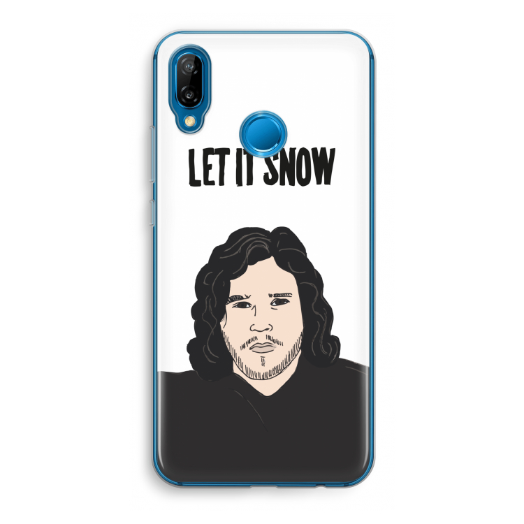 Let It Snow: Huawei P20 Lite Transparant Hoesje