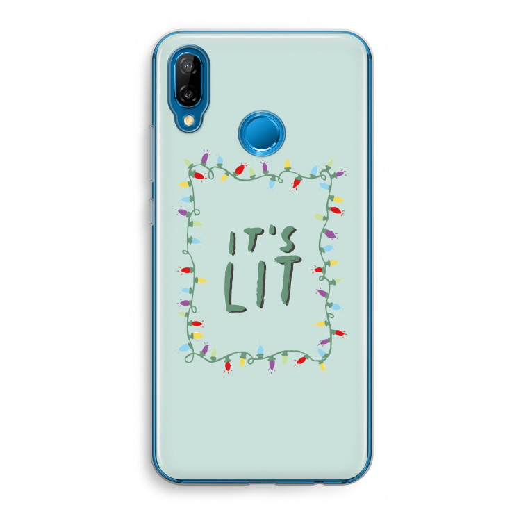 It's Lit: Huawei P20 Lite Transparant Hoesje