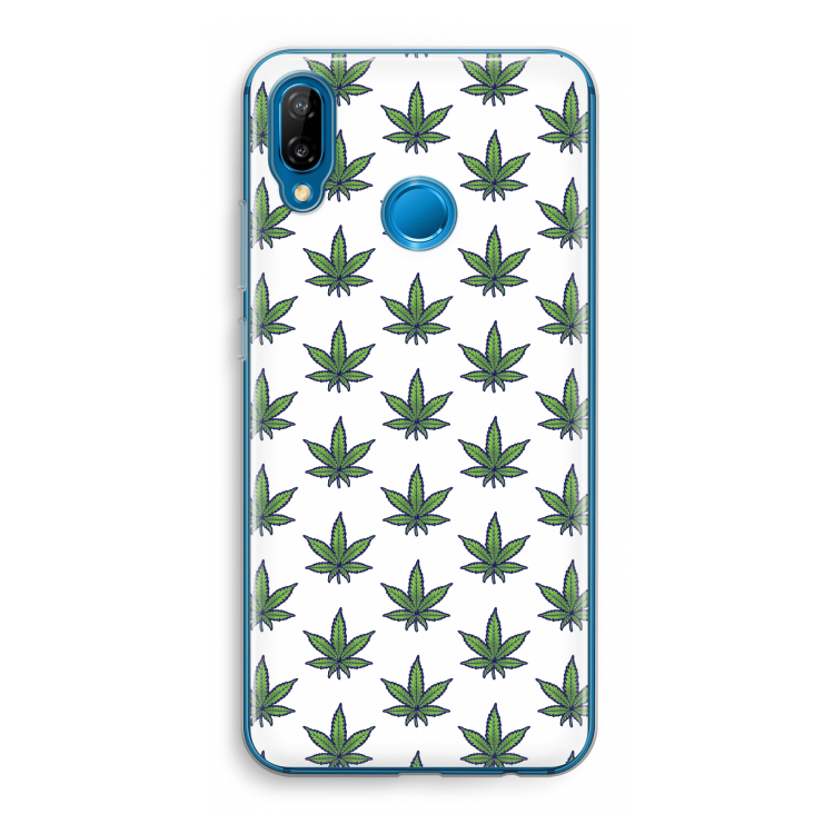 Weed: Huawei P20 Lite Transparant Hoesje
