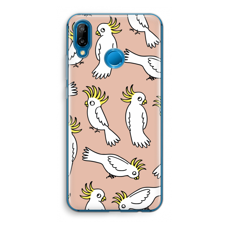 Papegaai: Huawei P20 Lite Transparant Hoesje