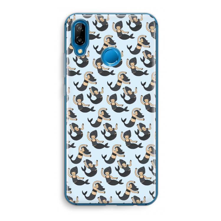 Zeemeermin: Huawei P20 Lite Transparant Hoesje