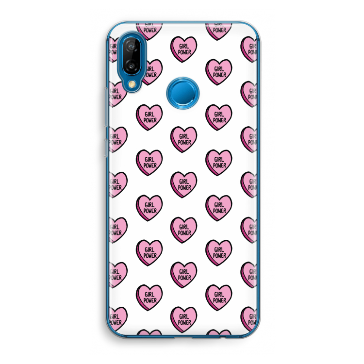 GIRL POWER: Huawei P20 Lite Transparant Hoesje