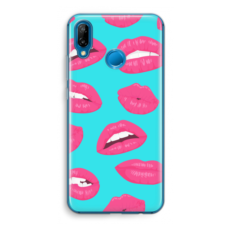 Bite my lip: Huawei P20 Lite Transparant Hoesje