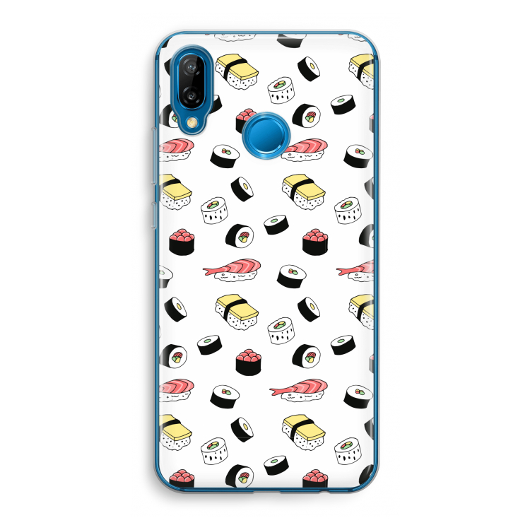 Sushi time: Huawei P20 Lite Transparant Hoesje