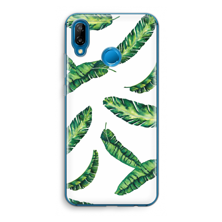 Lange bladeren: Huawei P20 Lite Transparant Hoesje