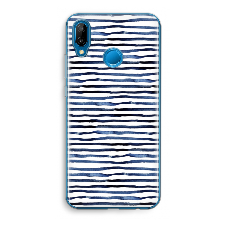 Verrassende lijnen: Huawei P20 Lite Transparant Hoesje