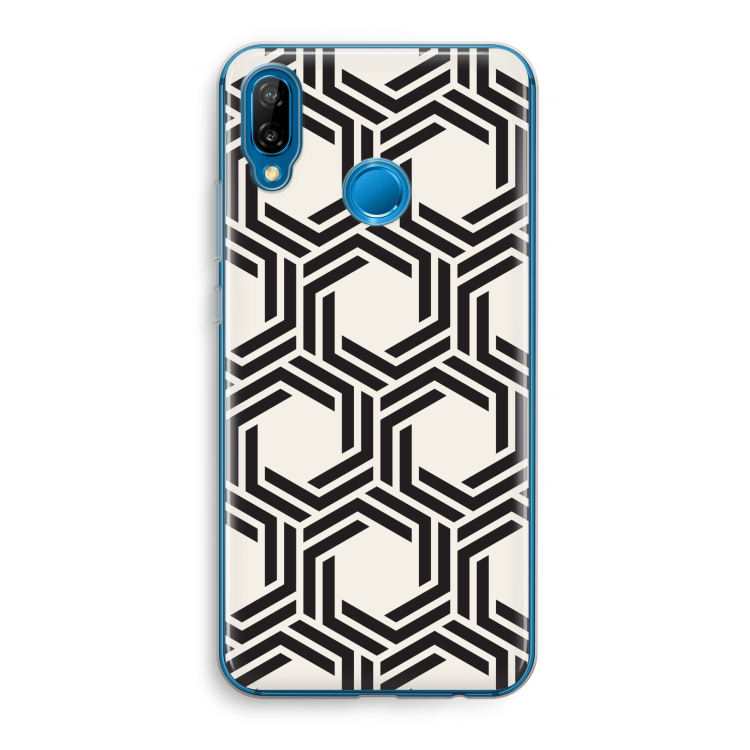 Geometrisch patroon: Huawei P20 Lite Transparant Hoesje