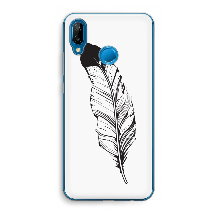 Pluim: Huawei P20 Lite Transparant Hoesje