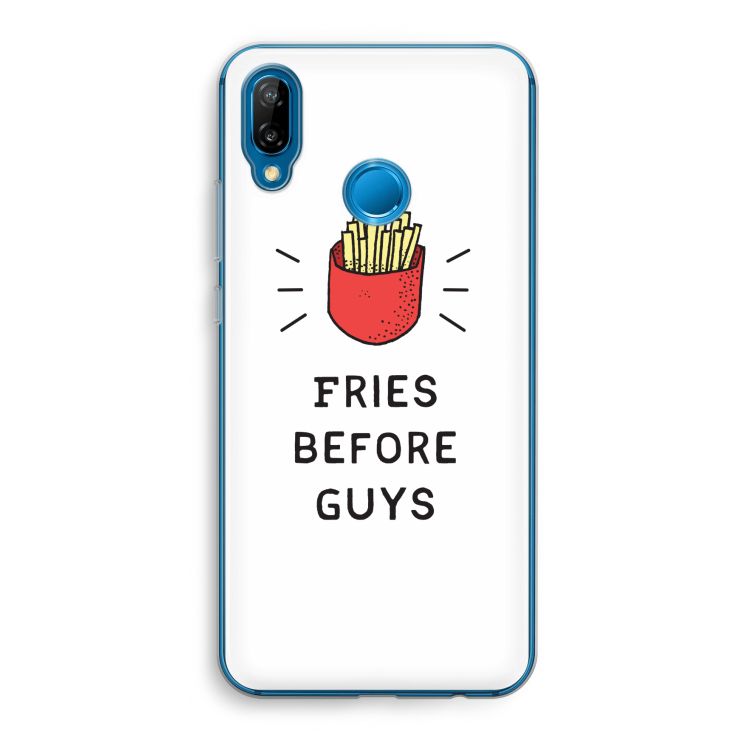 Fries before guys: Huawei P20 Lite Transparant Hoesje