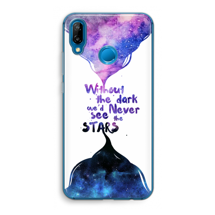 Stars quote: Huawei P20 Lite Transparant Hoesje