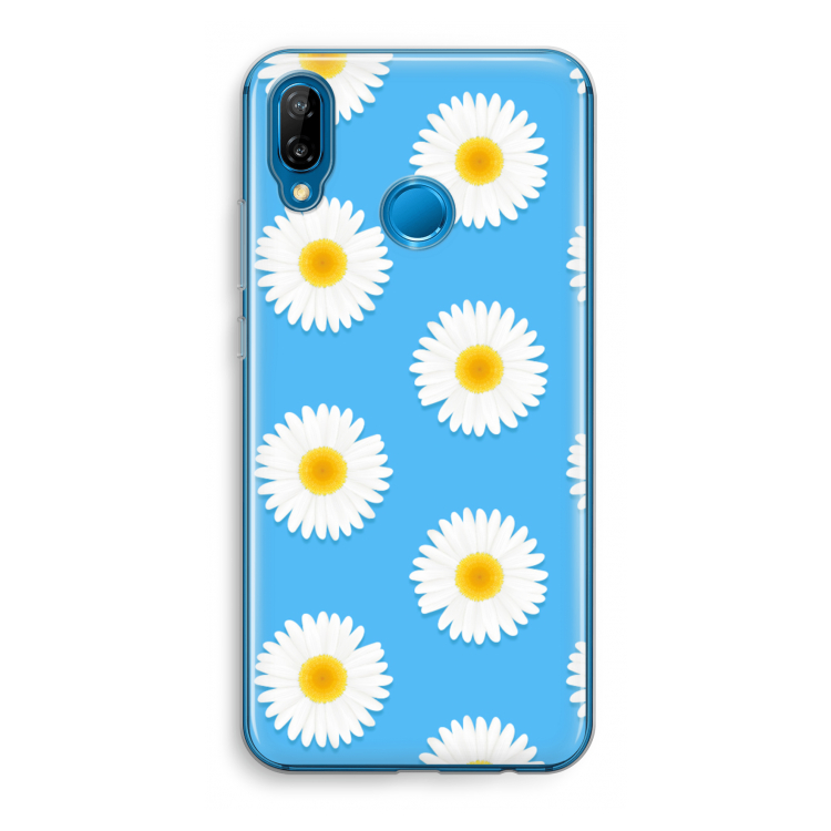 Margrietjes: Huawei P20 Lite Transparant Hoesje