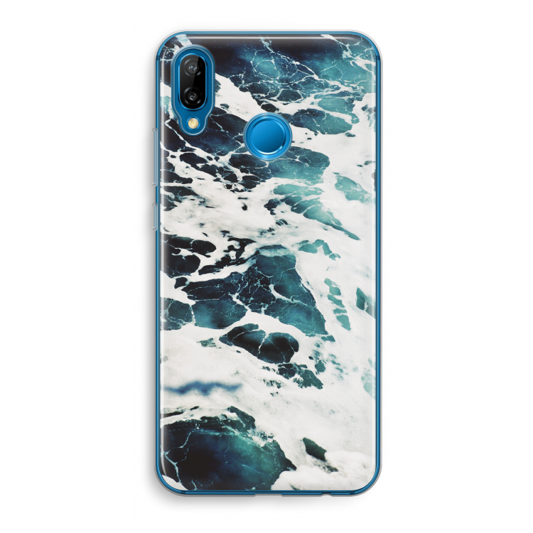 Golven: Huawei P20 Lite Transparant Hoesje