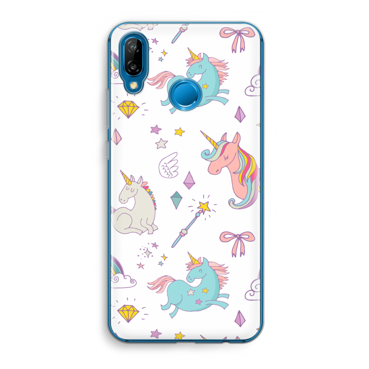 Fantasiewereld: Huawei P20 Lite Transparant Hoesje