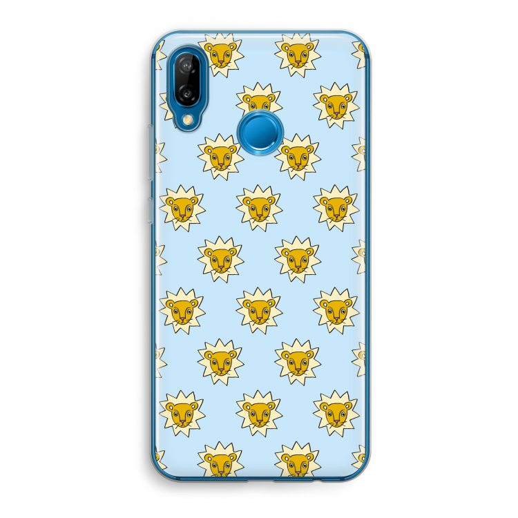 Leeuwenkoppen: Huawei P20 Lite Transparant Hoesje