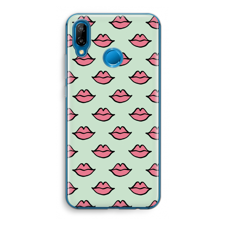 Lipjes: Huawei P20 Lite Transparant Hoesje