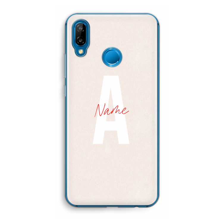 Strawberry Milkshake: Huawei P20 Lite Transparant Hoesje