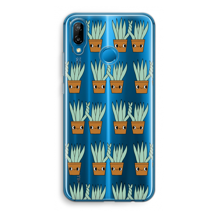 Sansevieria: Huawei P20 Lite Transparant Hoesje