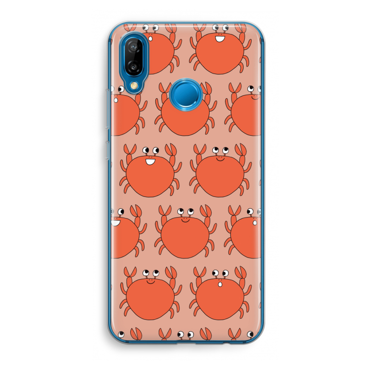 Krab: Huawei P20 Lite Transparant Hoesje