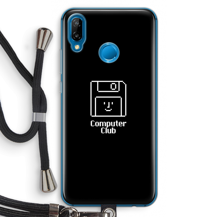 Hello: Huawei P20 Lite Transparant Hoesje met koord