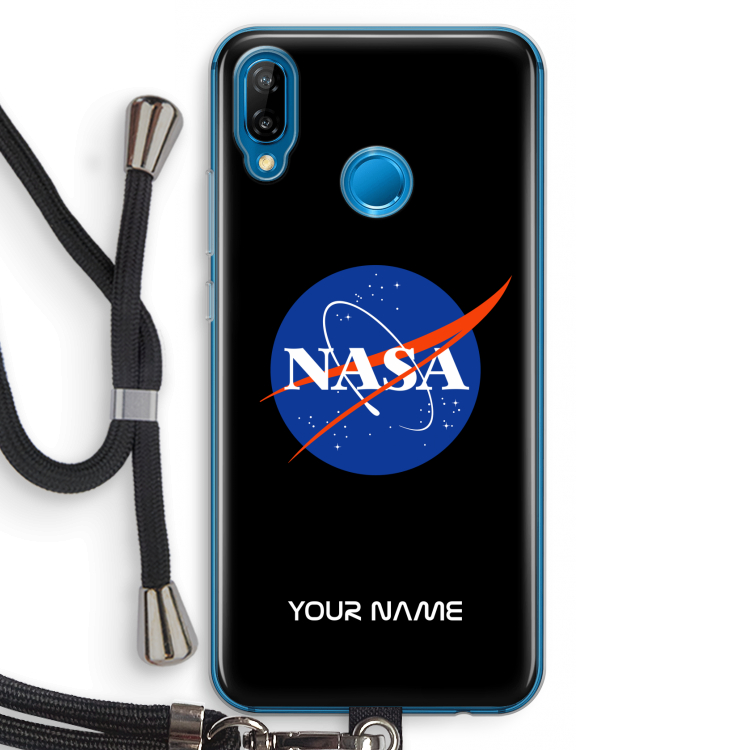NASA: Huawei P20 Lite Transparant Hoesje met koord