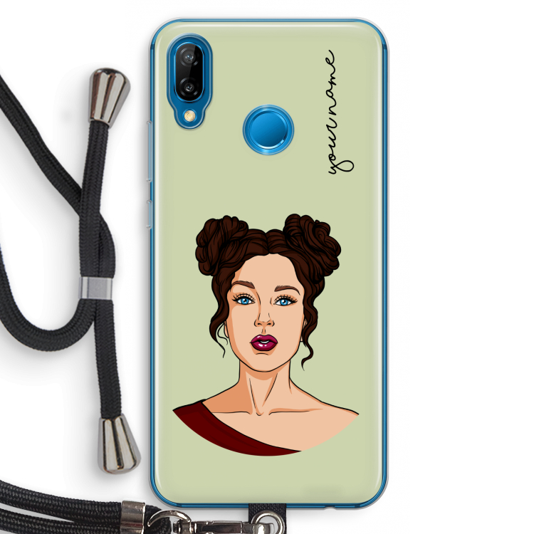 Pop-Art Creator: Huawei P20 Lite Transparant Hoesje met koord