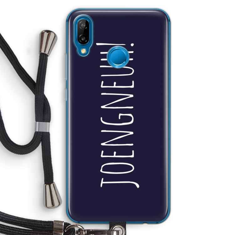 Joengneuh!: Huawei P20 Lite Transparant Hoesje met koord