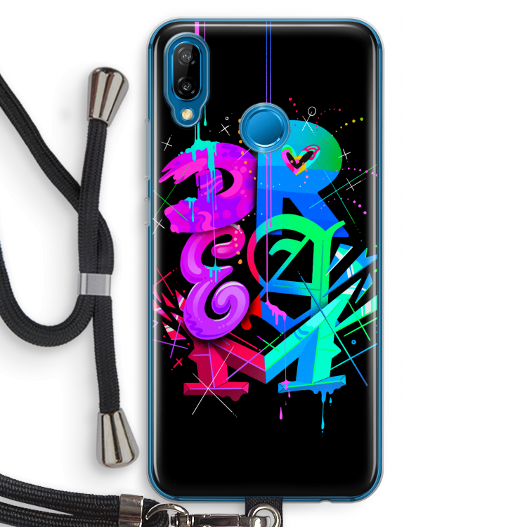 Dream: Huawei P20 Lite Transparant Hoesje met koord