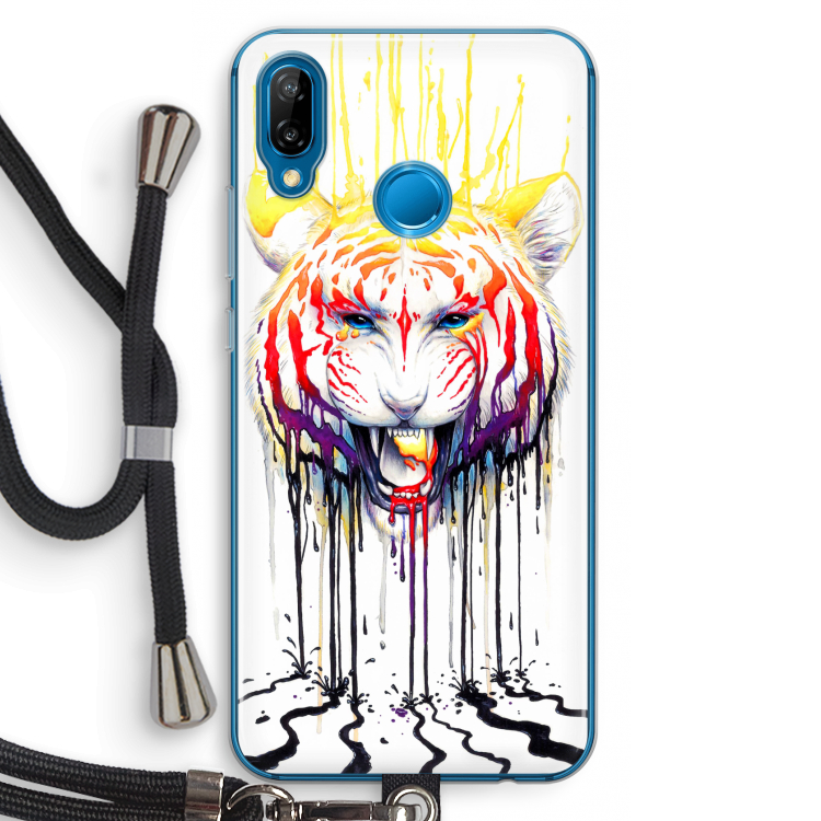Fading: Huawei P20 Lite Transparant Hoesje met koord