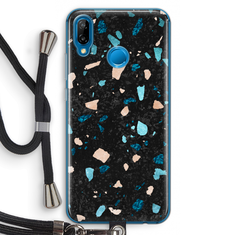 Terrazzo N°11: Huawei P20 Lite Transparant Hoesje met koord