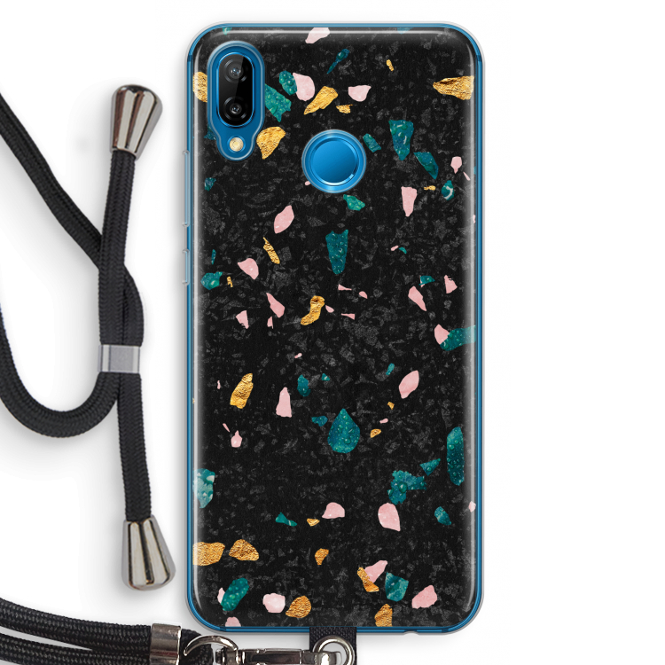 Terrazzo N°10: Huawei P20 Lite Transparant Hoesje met koord