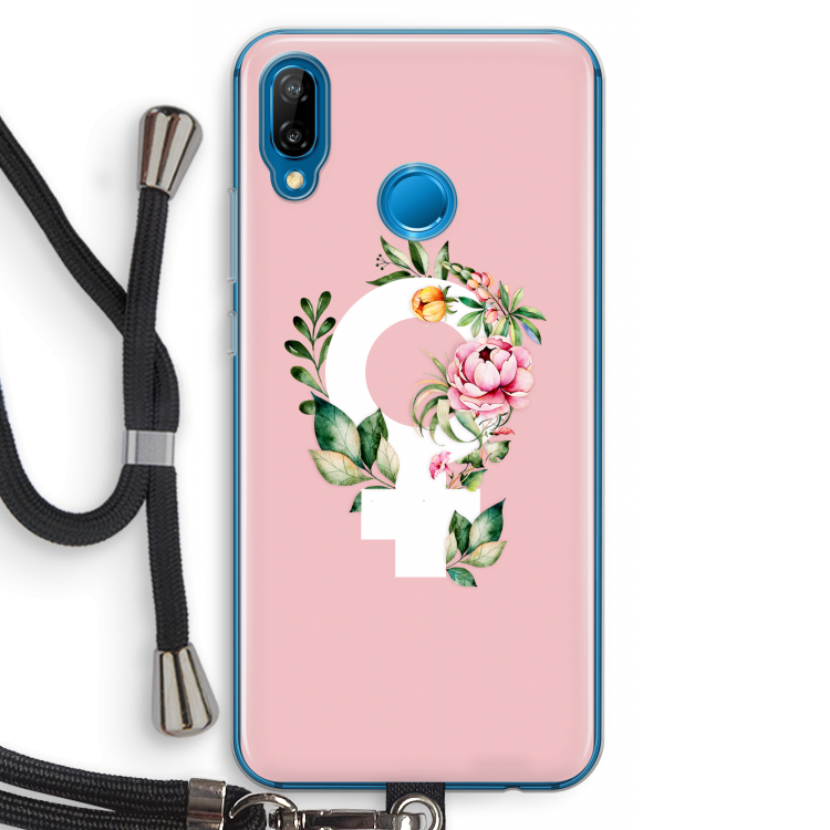 Venus: Huawei P20 Lite Transparant Hoesje met koord