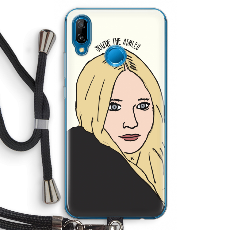 Ashley: Huawei P20 Lite Transparant Hoesje met koord