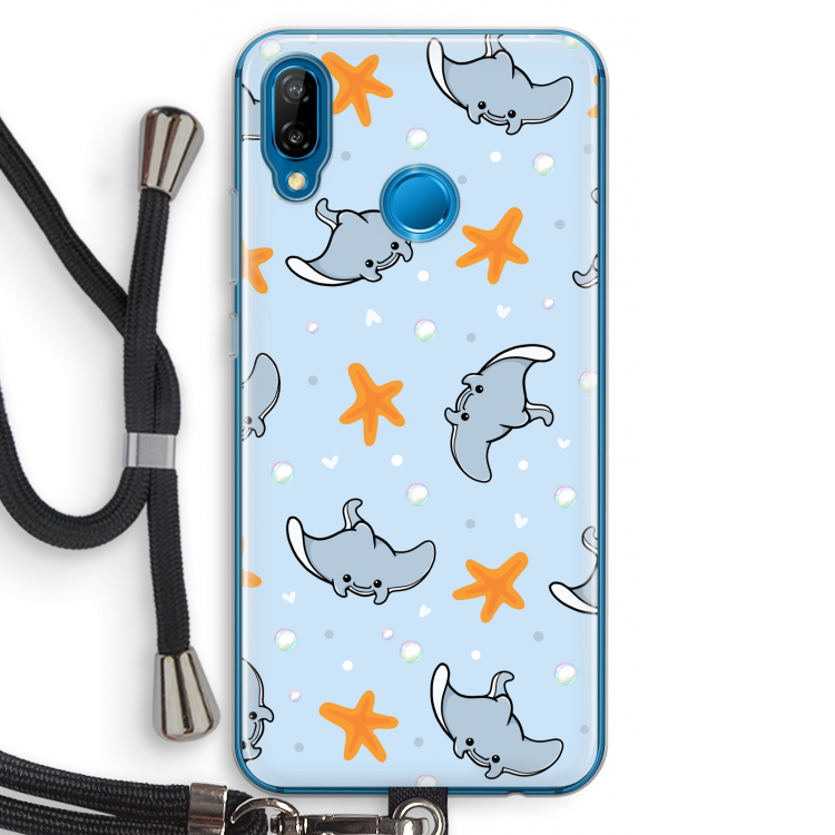 Manta: Huawei P20 Lite Transparant Hoesje met koord