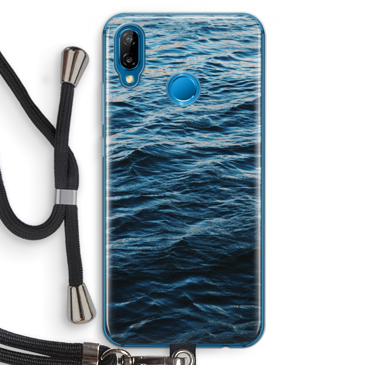 Oceaan: Huawei P20 Lite Transparant Hoesje met koord