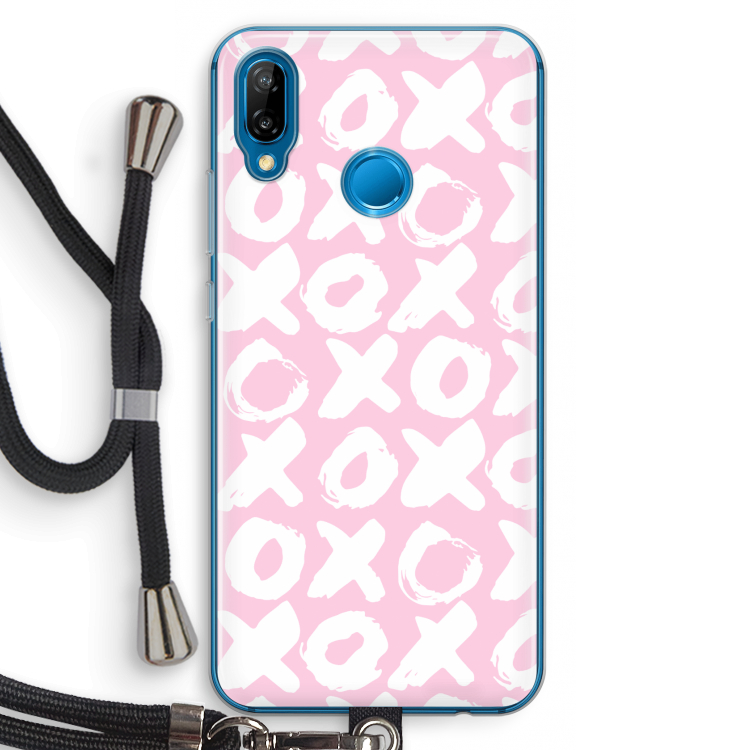 XOXO: Huawei P20 Lite Transparant Hoesje met koord