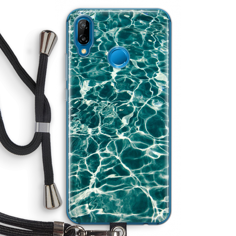 Weerkaatsing water: Huawei P20 Lite Transparant Hoesje met koord