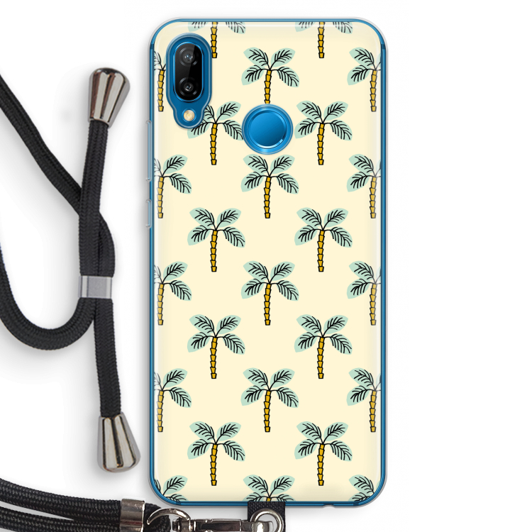 Paradise: Huawei P20 Lite Transparant Hoesje met koord