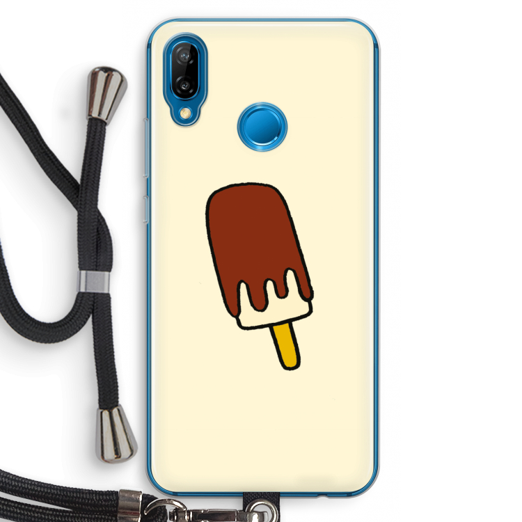 Frisco: Huawei P20 Lite Transparant Hoesje met koord
