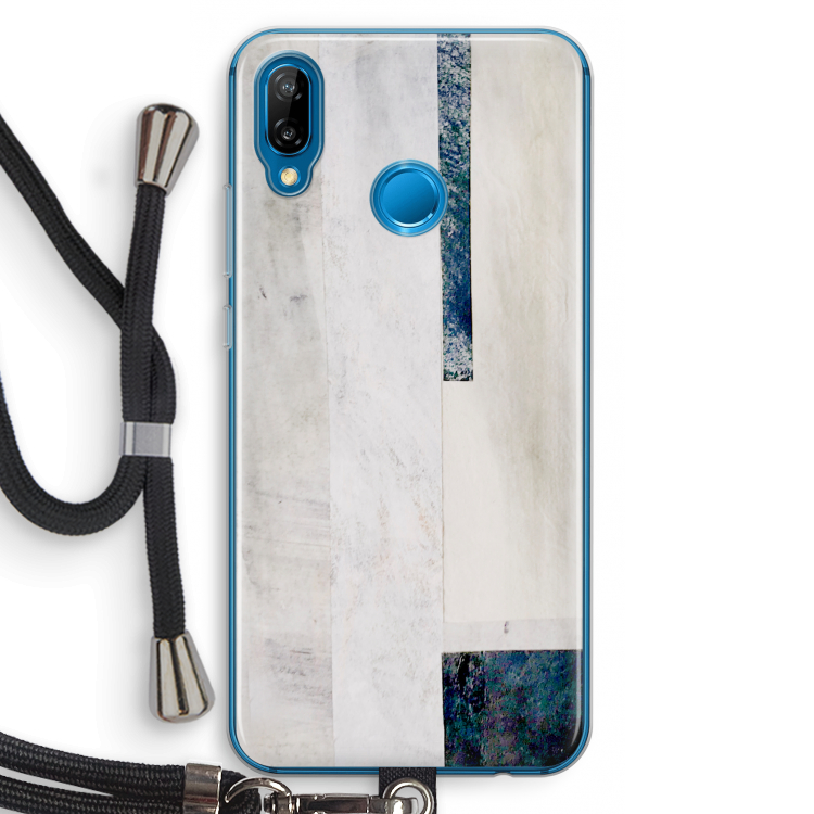 Meet you there: Huawei P20 Lite Transparant Hoesje met koord