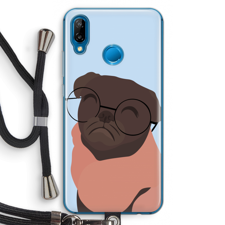 Ludo: Huawei P20 Lite Transparant Hoesje met koord