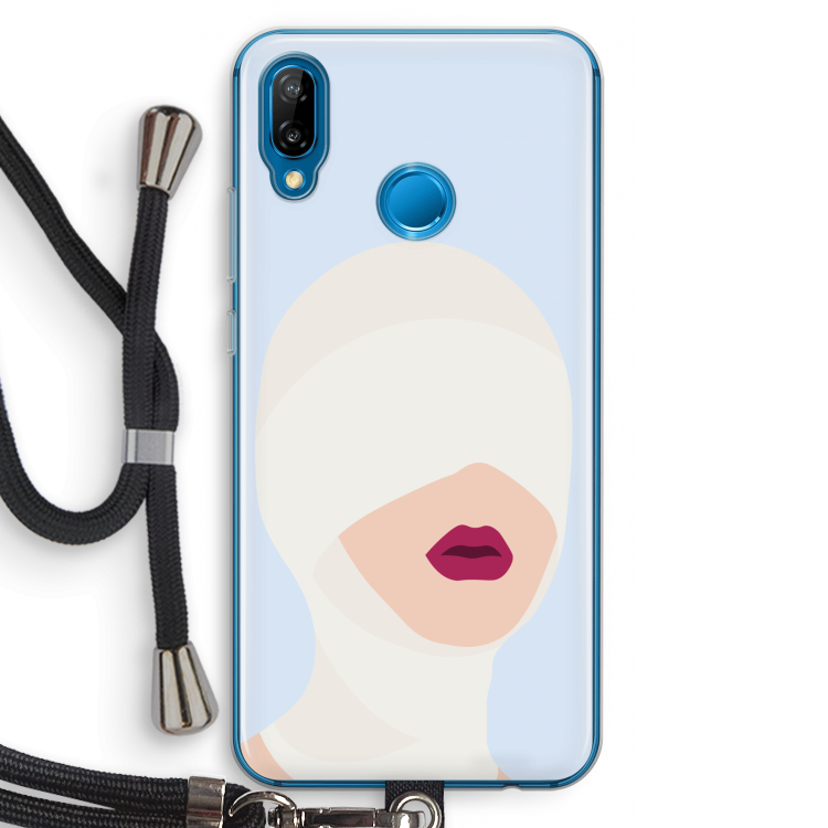 Incognito: Huawei P20 Lite Transparant Hoesje met koord