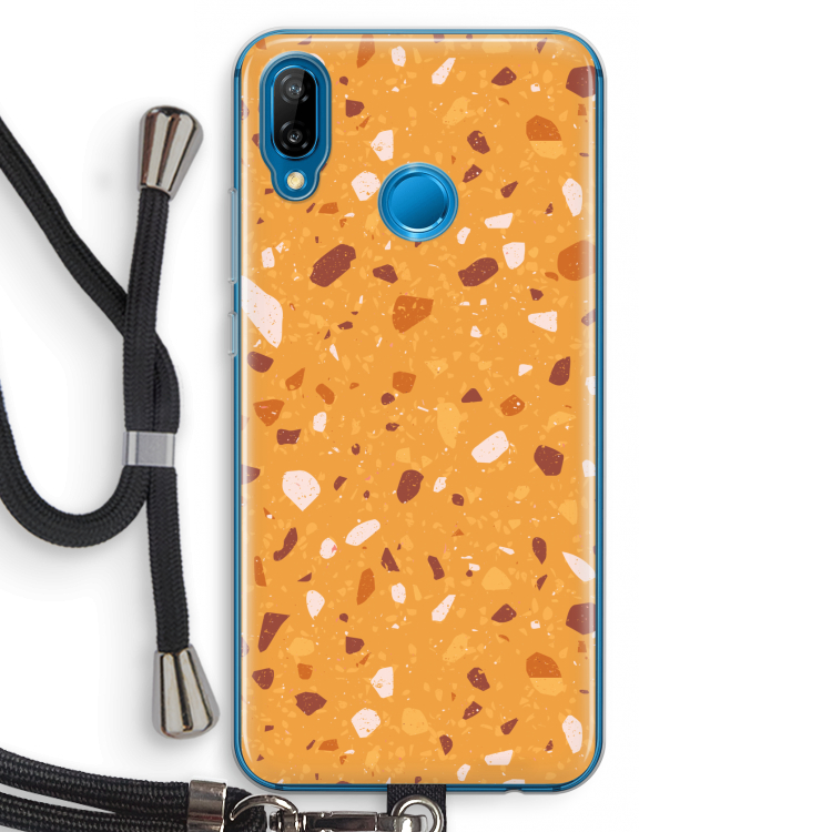 Terrazzo N°24: Huawei P20 Lite Transparant Hoesje met koord
