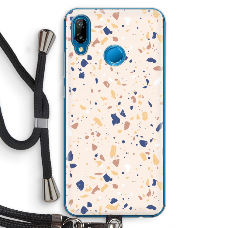 Terrazzo N°23: Huawei P20 Lite Transparant Hoesje met koord