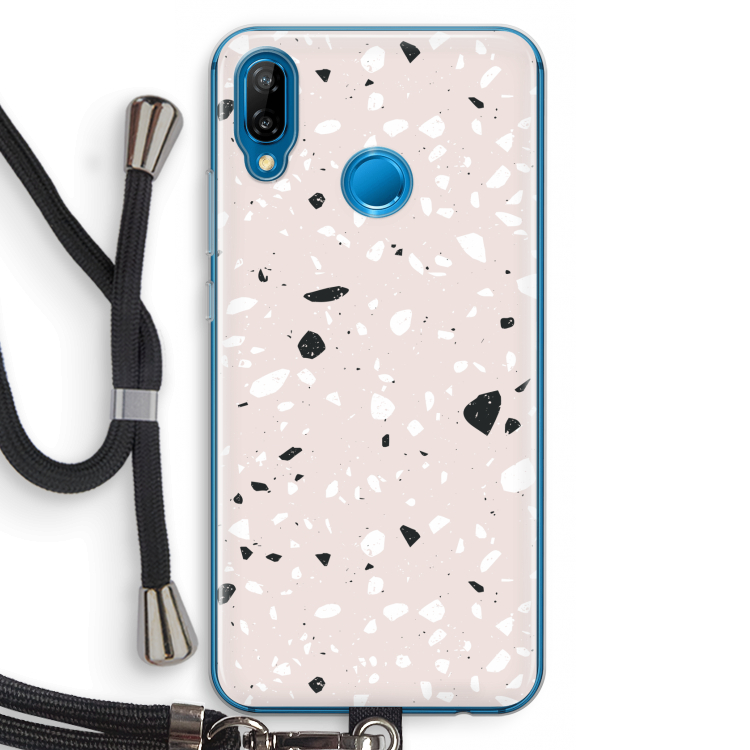 Terrazzo N°20: Huawei P20 Lite Transparant Hoesje met koord