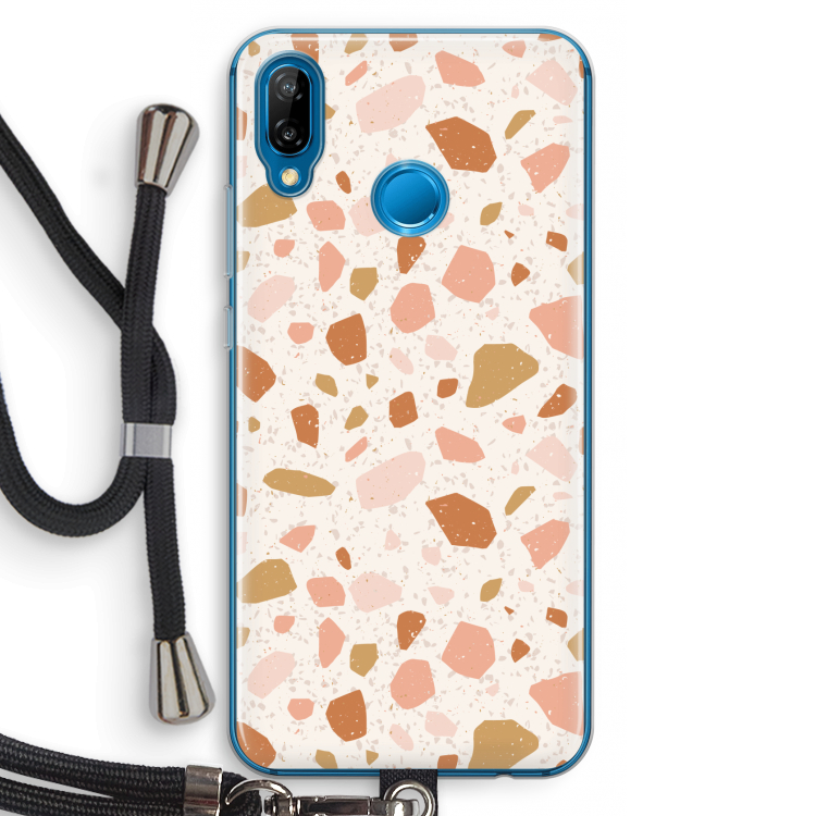 Terrazzo N°18: Huawei P20 Lite Transparant Hoesje met koord