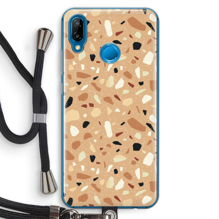 Terrazzo N°17: Huawei P20 Lite Transparant Hoesje met koord