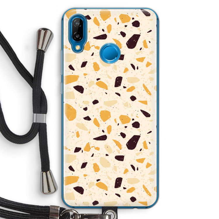 Terrazzo N°13: Huawei P20 Lite Transparant Hoesje met koord